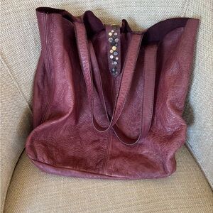 Elegant Burgundy Purse